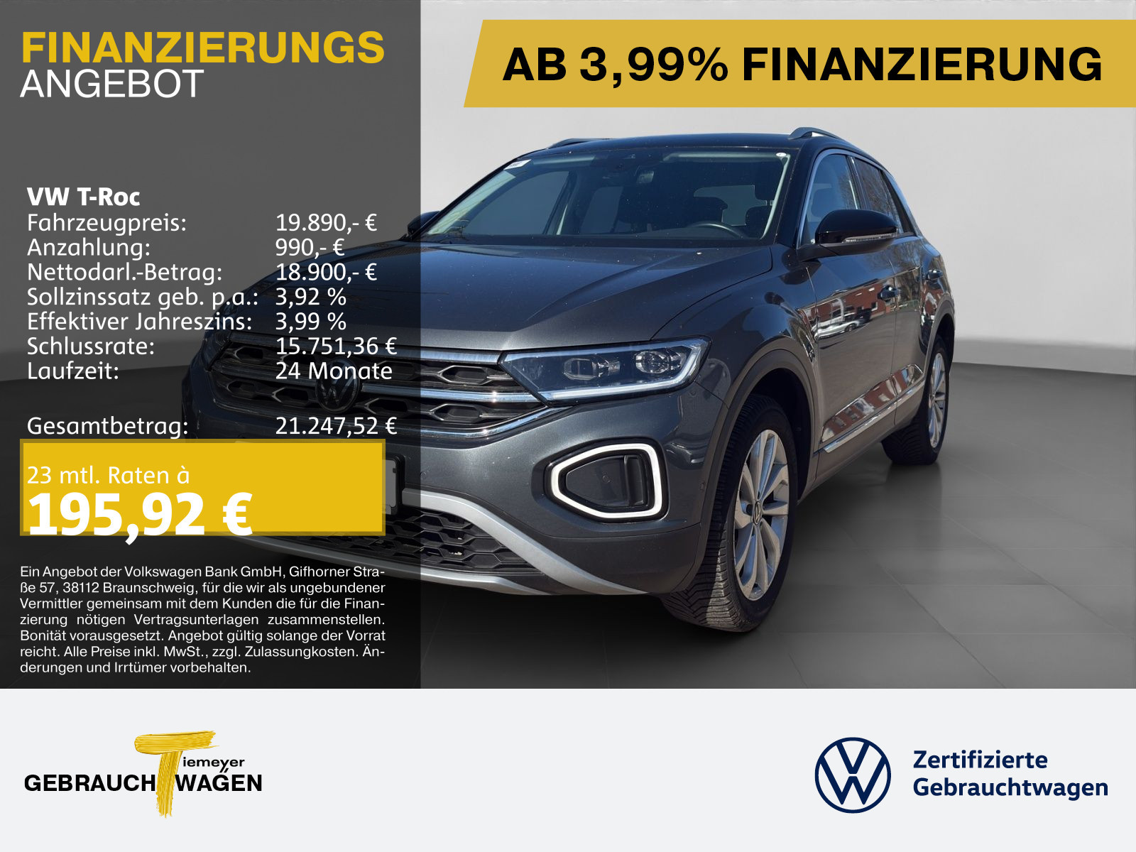 Volkswagen T-Roc 1.0 TSI