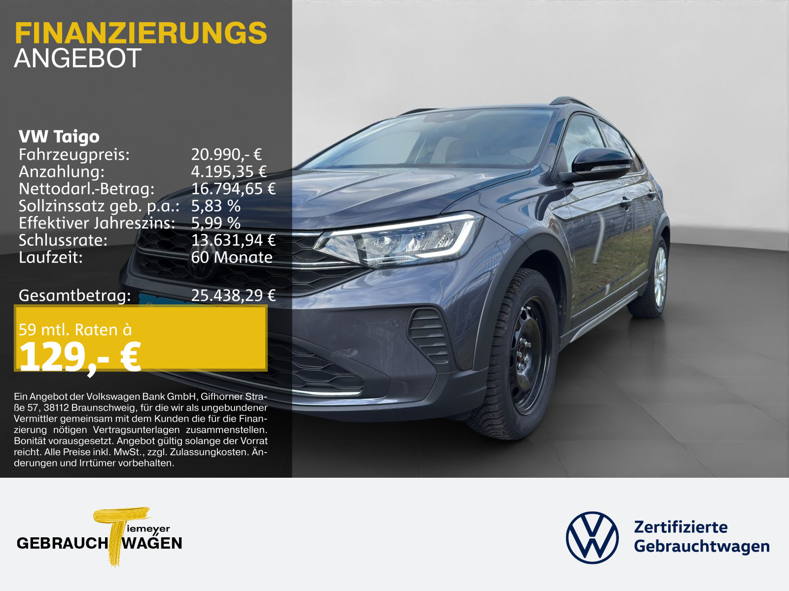 Volkswagen Taigo 1.0 TSI