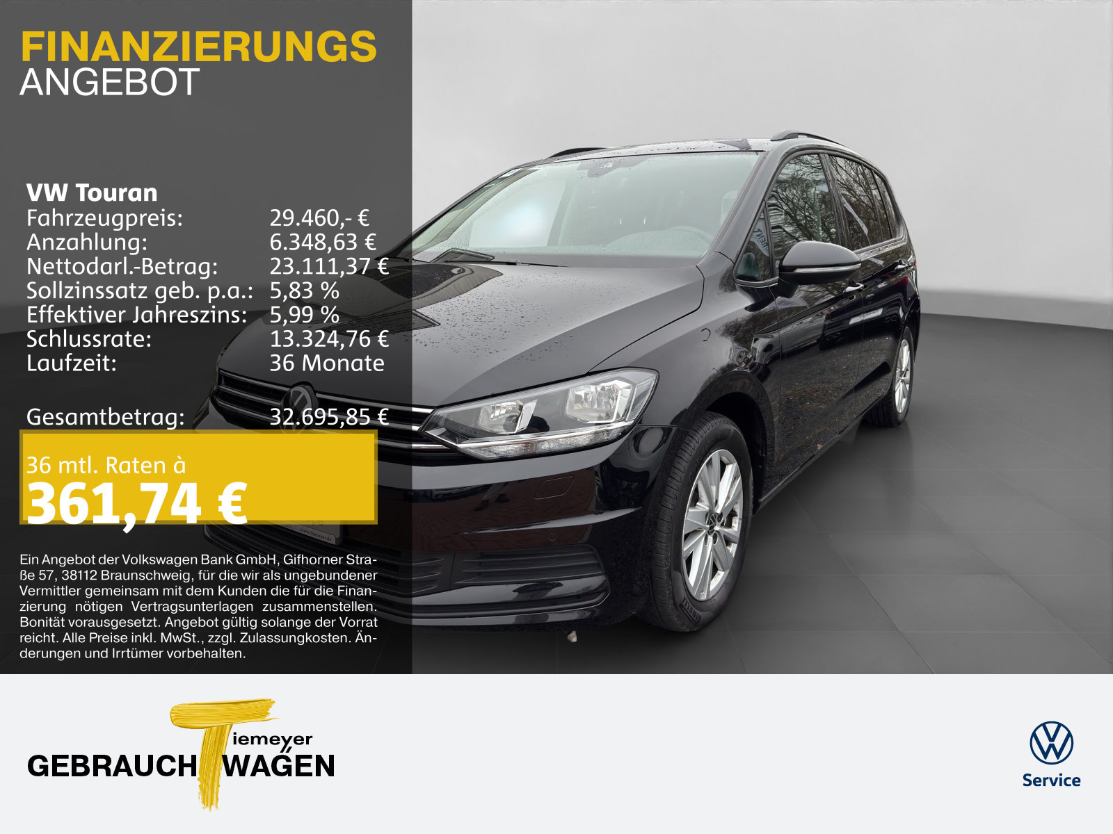 Volkswagen Touran TDI DSG