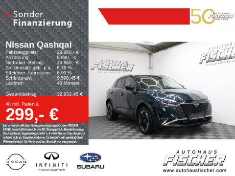 Automodell: Qashqai in der Farbe grün