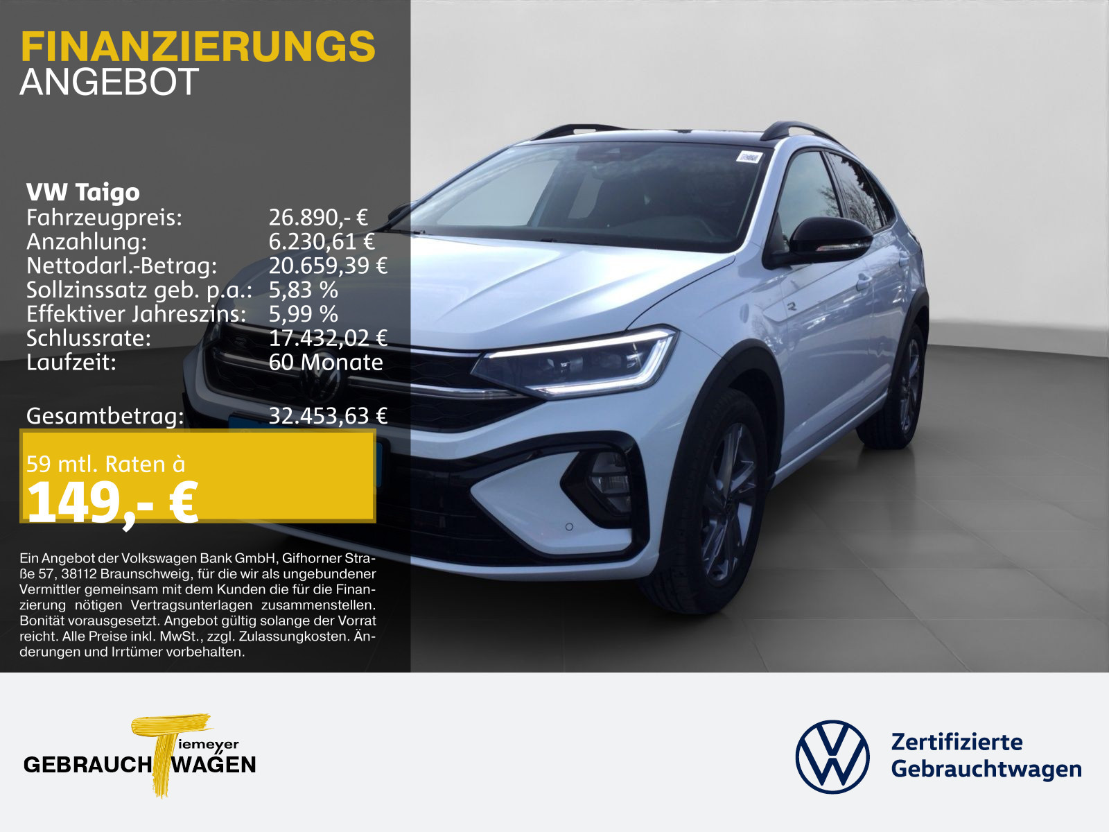 Volkswagen Taigo TSI DSG