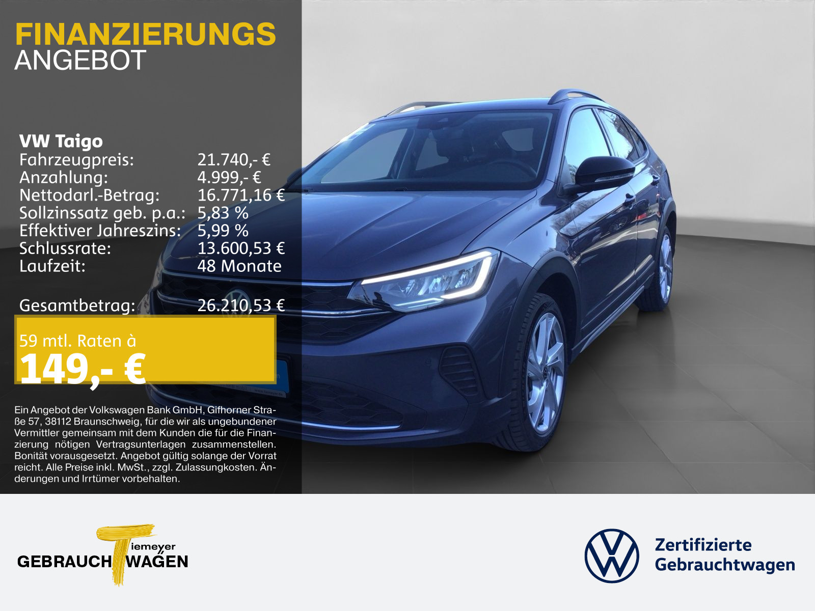 Volkswagen Taigo 1.0 TSI