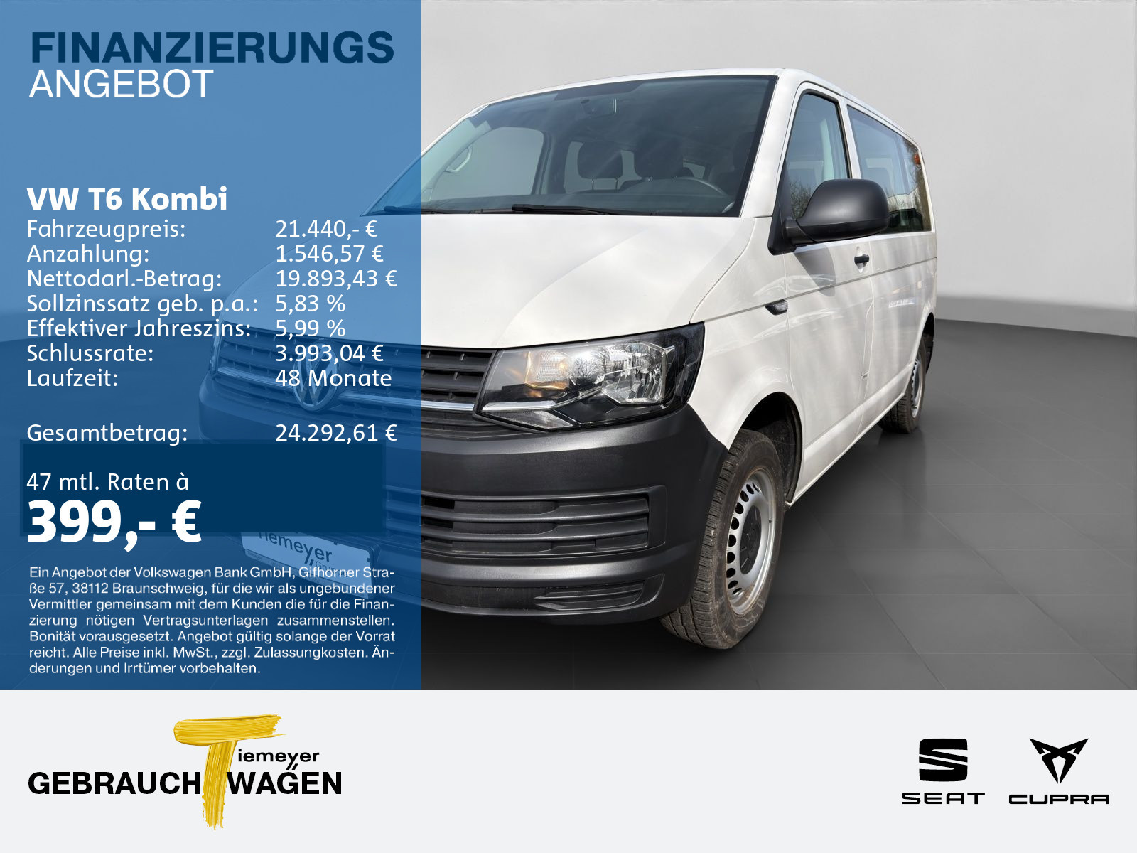 Volkswagen T6 Kombi 2.0