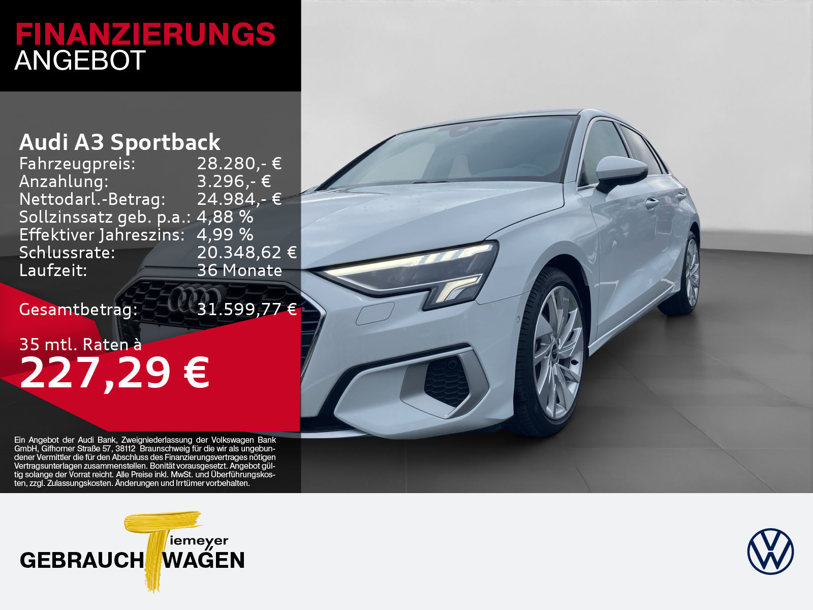 Audi A3 Sportback 30