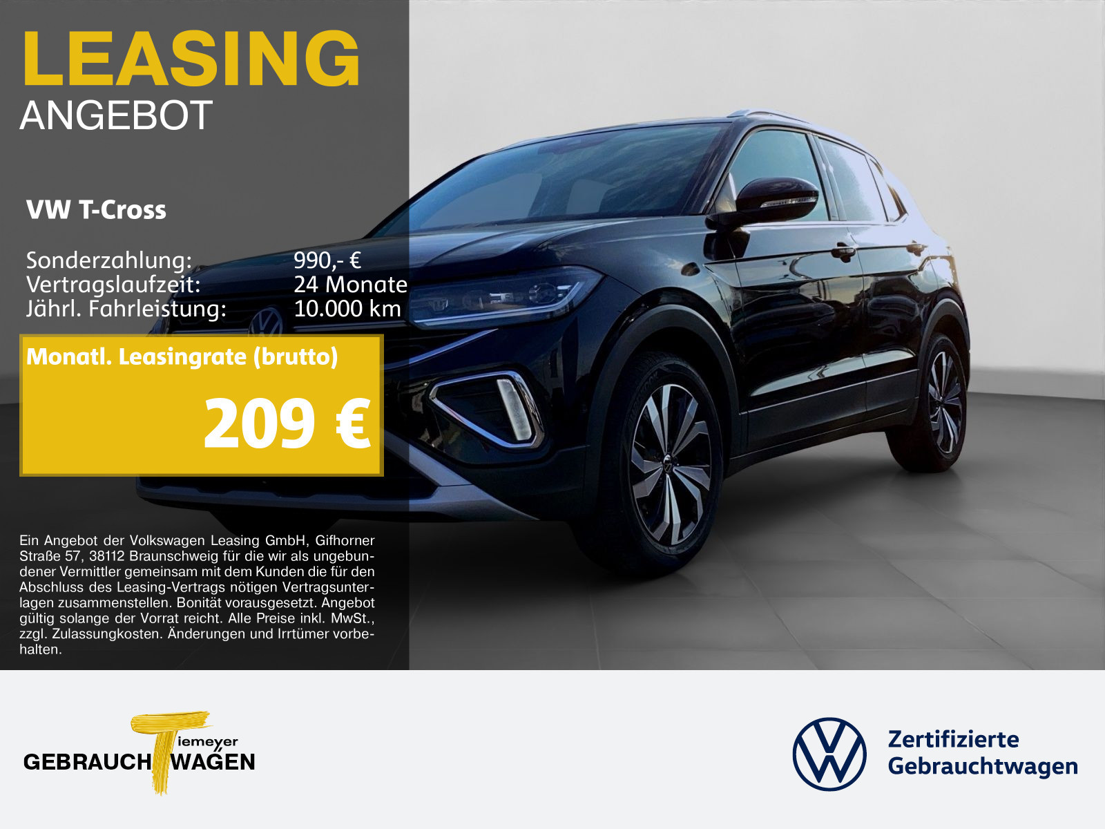 Volkswagen T-Cross 1.0 TSI