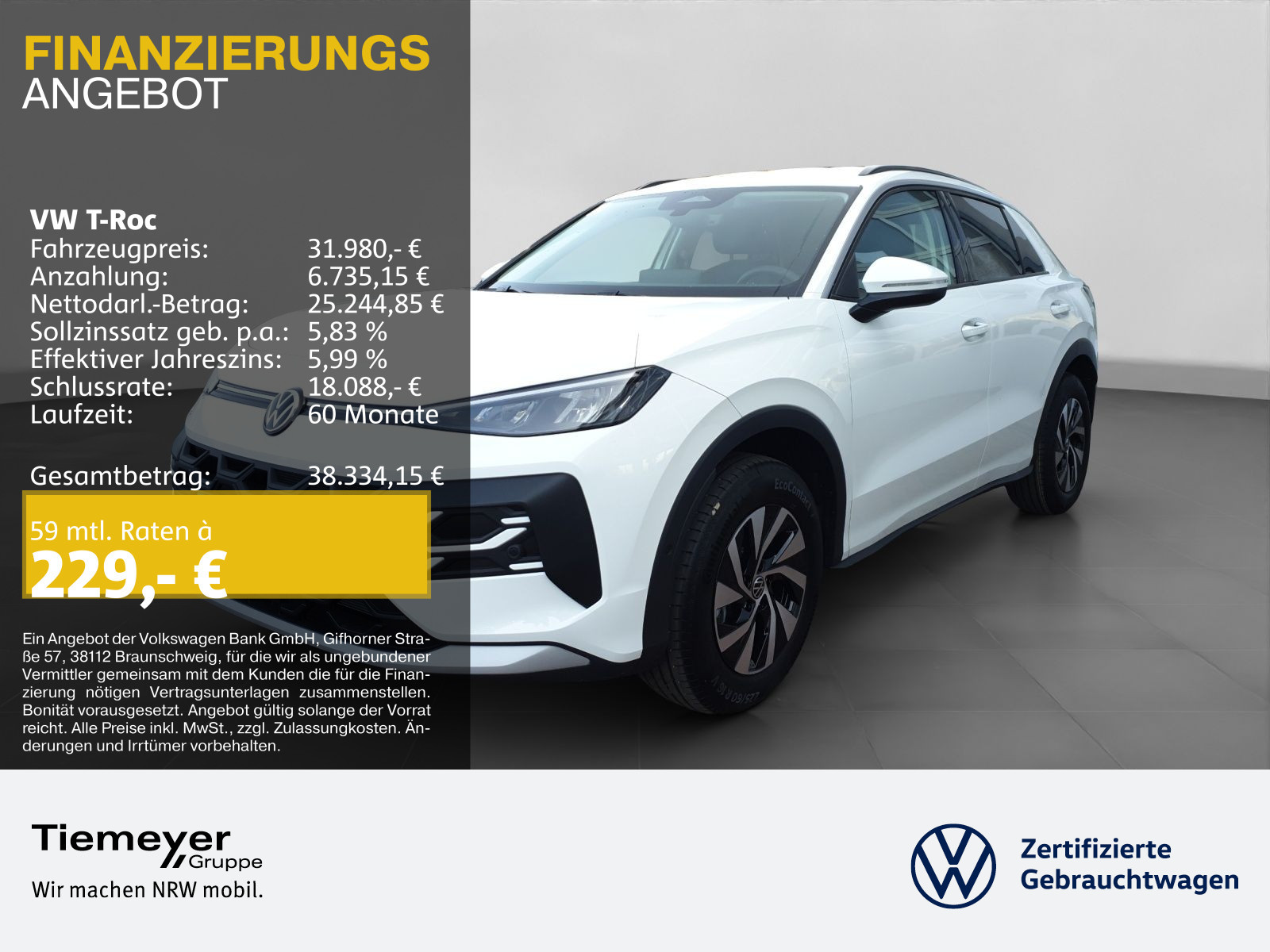 Volkswagen T-Roc 1.5 eTSI