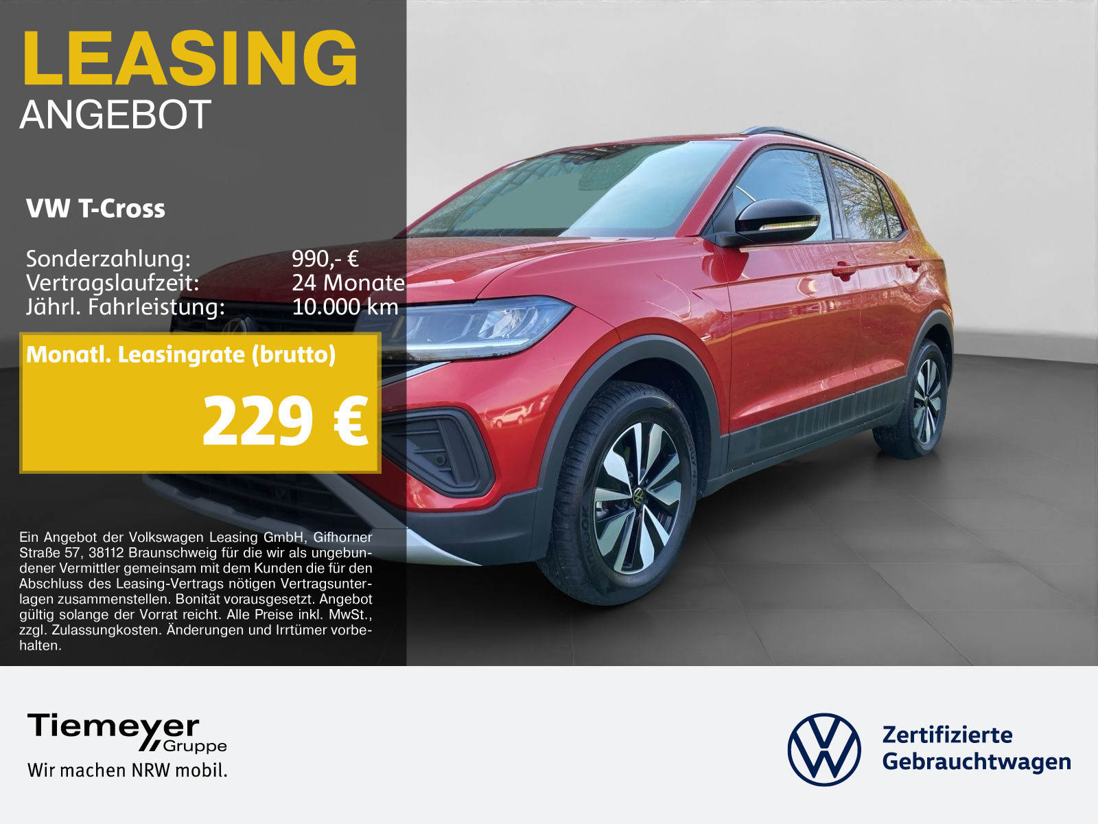 Volkswagen T-Cross 1.0 TSI