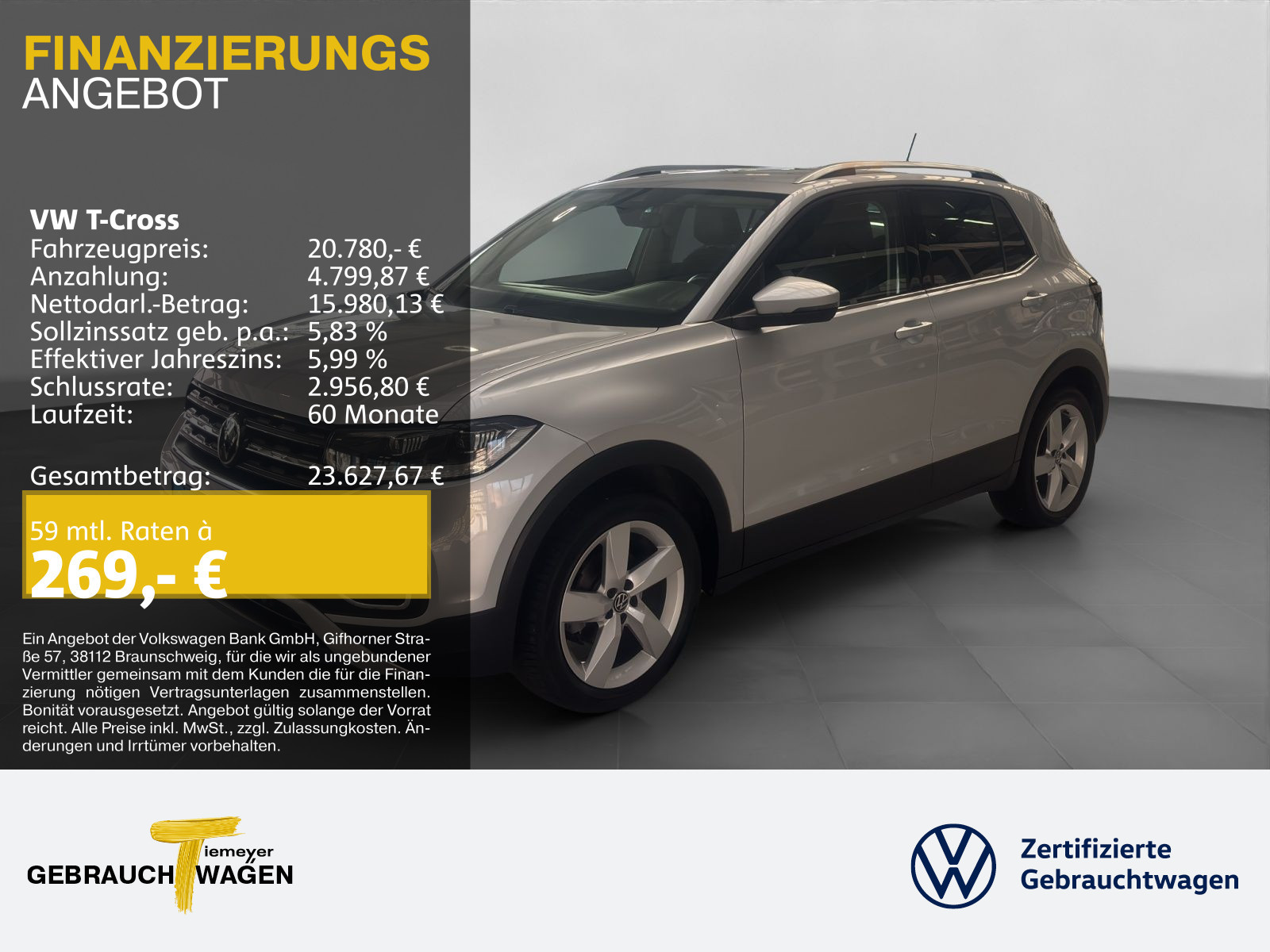 Volkswagen T-Cross 1.0 TSI