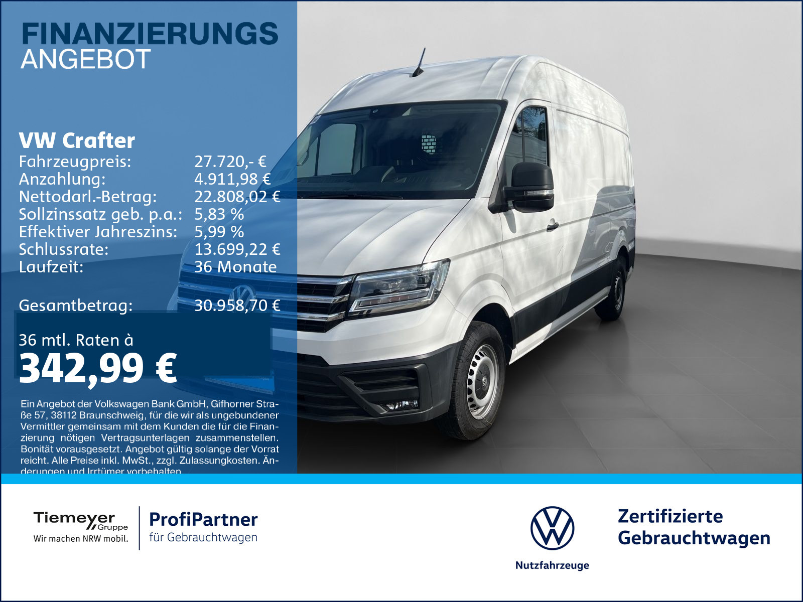 Volkswagen Crafter 35 Kasten