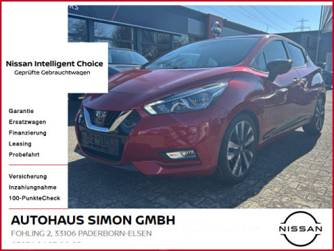 Automodell: Micra in der Farbe rot