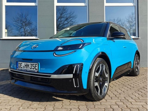 Automodell: Micra in der Farbe blau