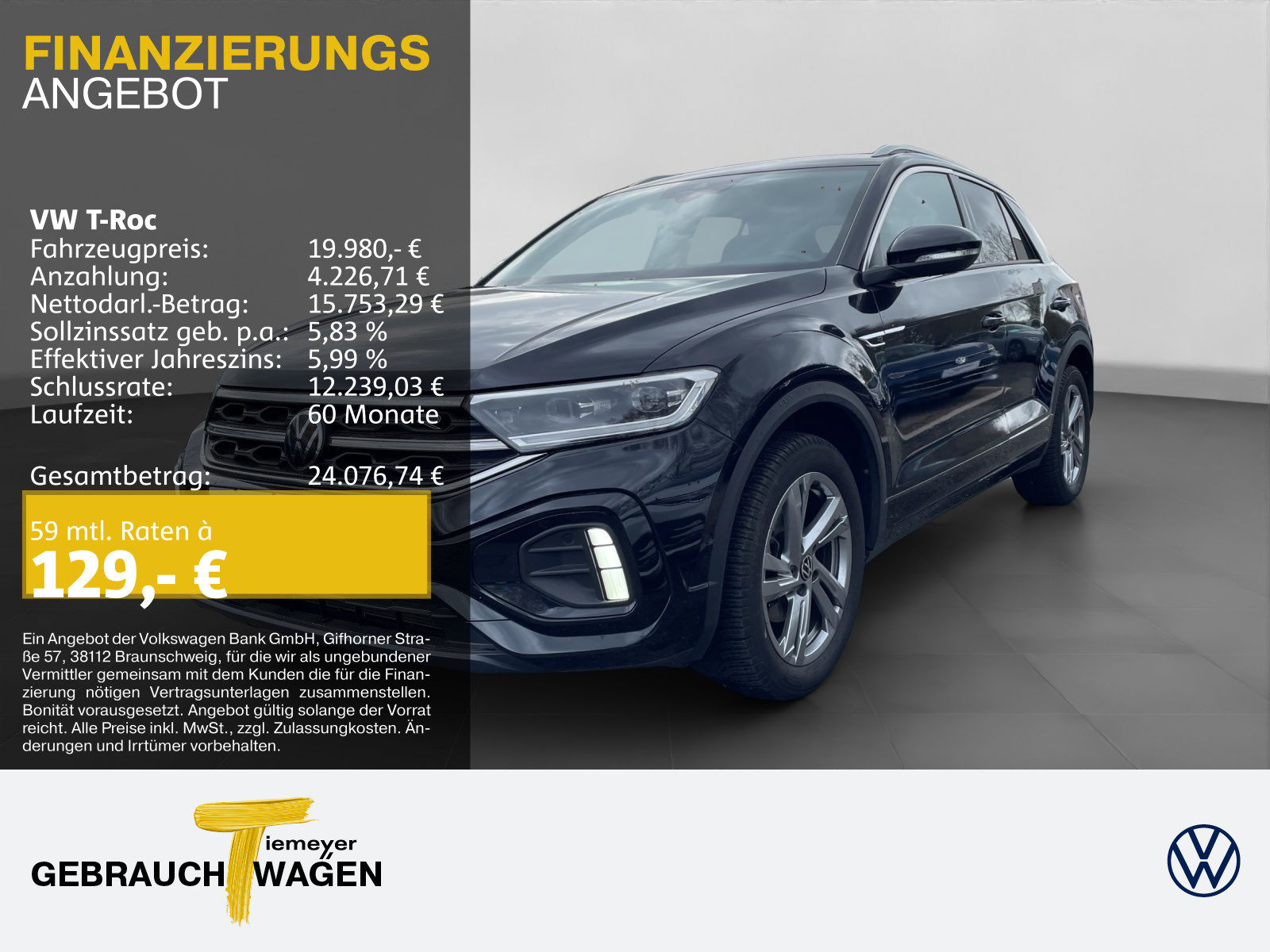 Volkswagen T-Roc 1.0 TSI