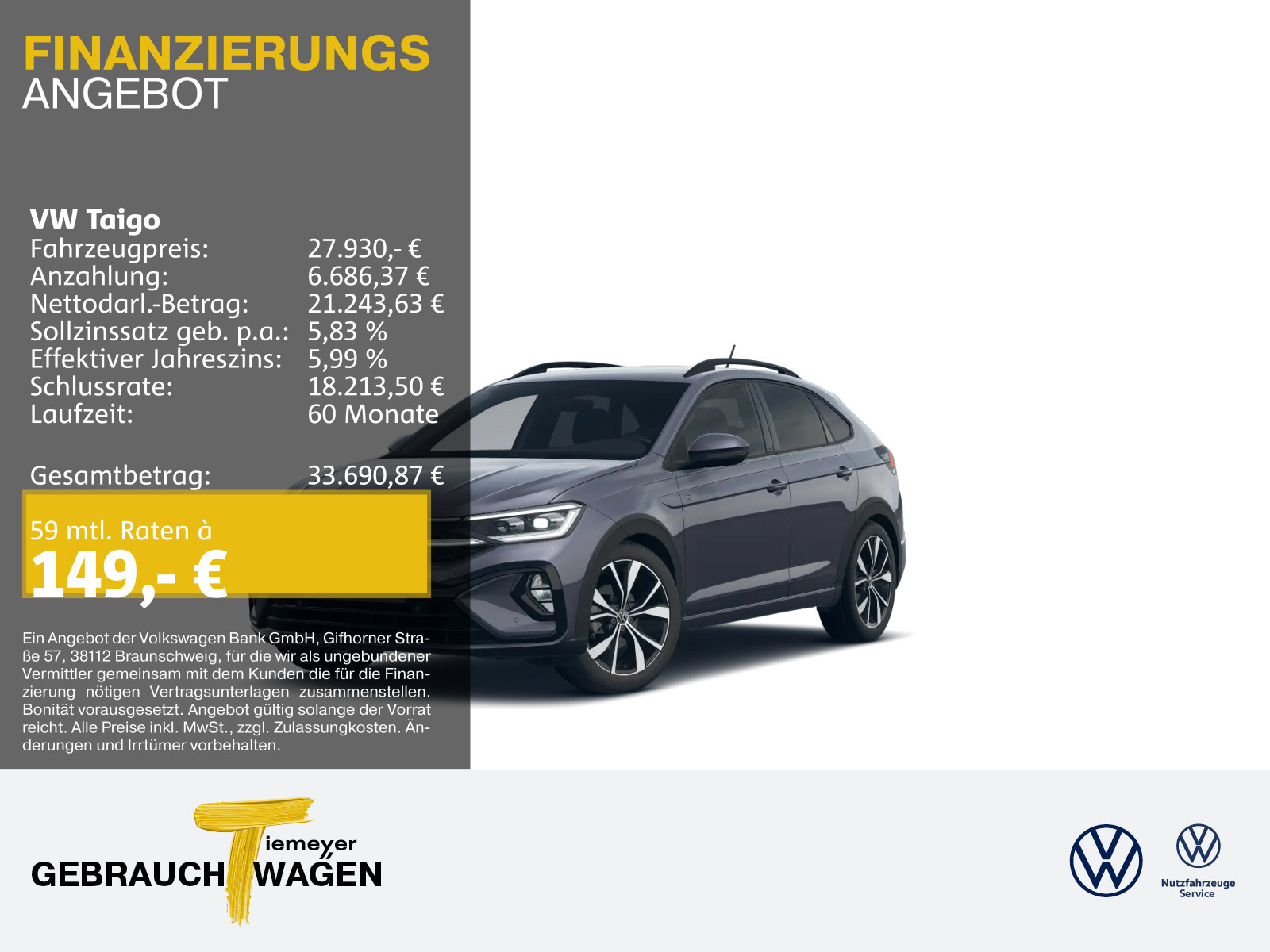 Volkswagen Taigo 1.0 TSI