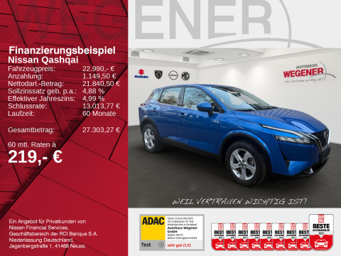 Ansicht 2 - Gebrauchtwagen Fahrzeug, Modell Qashqai der Marke Nissan von Verkäufer Autohaus Wegener Berlin GmbH - Filiale Spandau