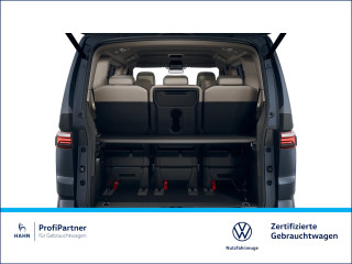 Fahrzeugbild eines Volkswagen T7 Multivan in blau.