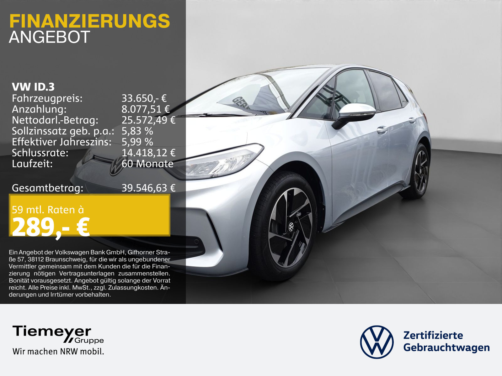 Volkswagen ID.3 PURE LM18