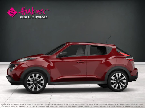 Automodell: Juke in der Farbe rot
