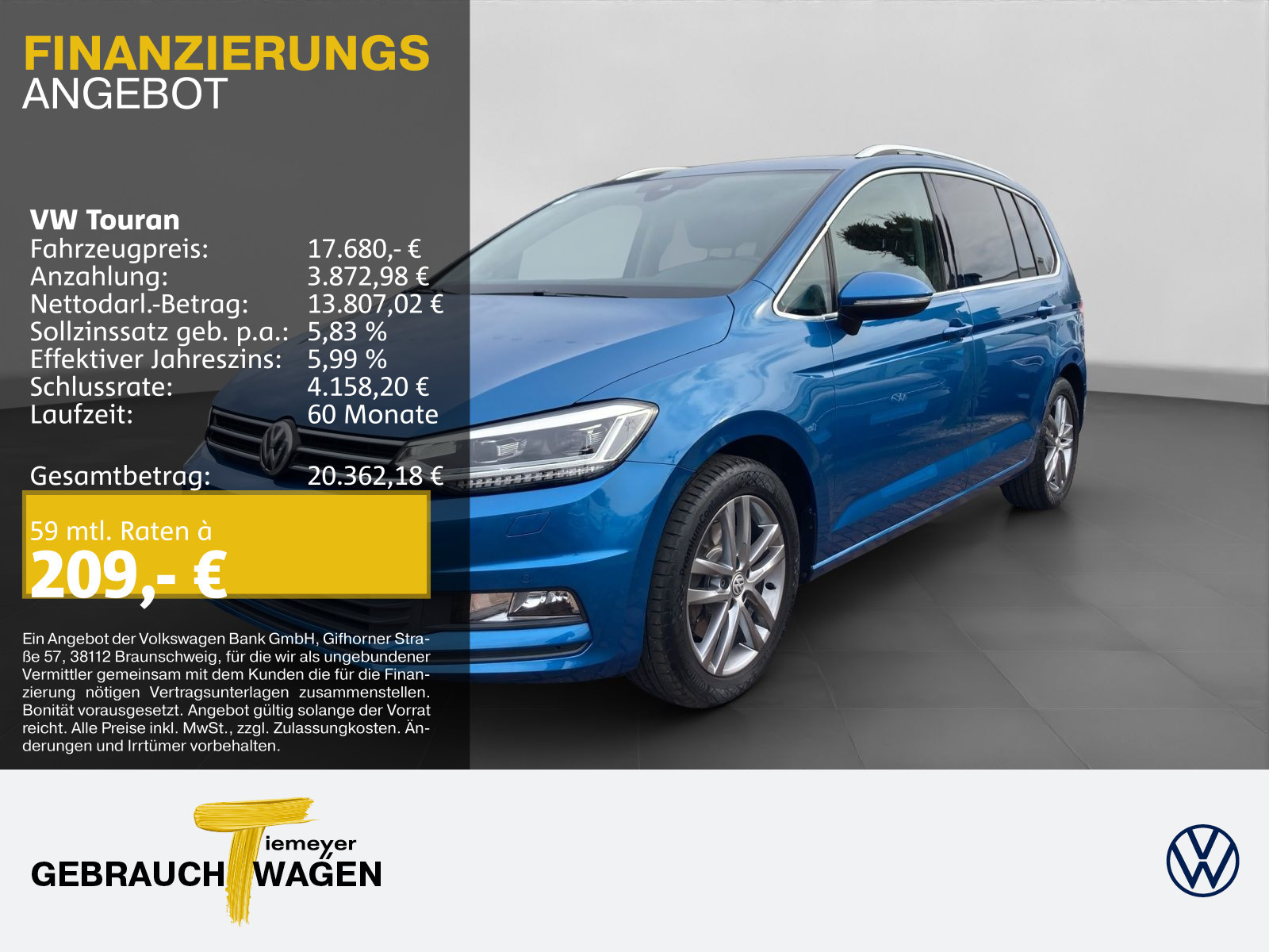 Volkswagen Touran 1.4 TSI