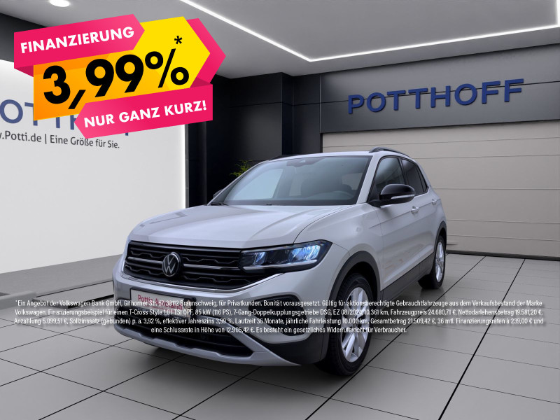 Bild 0: Volkswagen T-Cross 1.0 TSI DSG GOAL AHK NAVI PDC SITZHZG