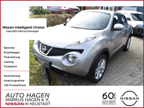 Automodell: Juke in der Farbe silber