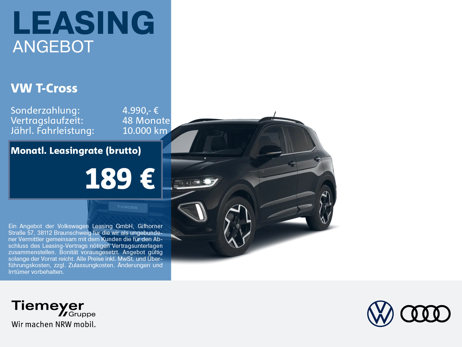 Volkswagen T-Cross 1.0 TSI