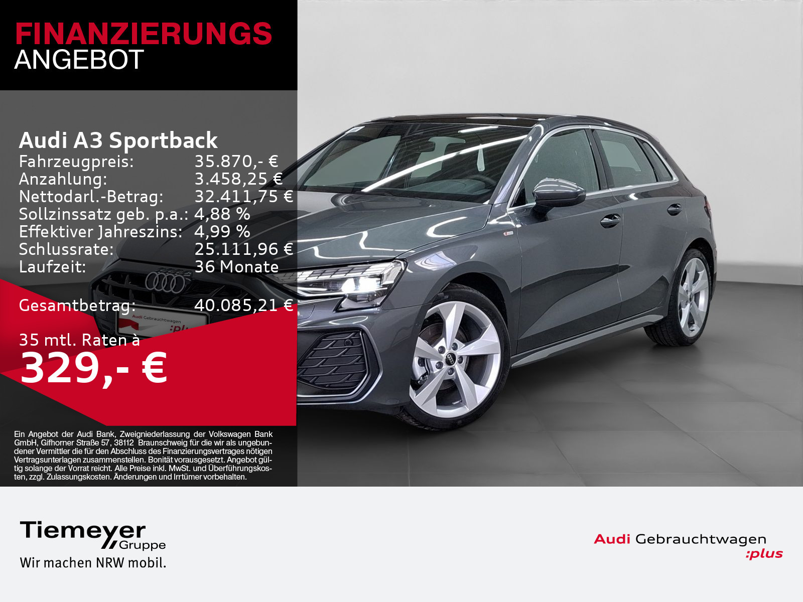 Audi A3 Sportback 35