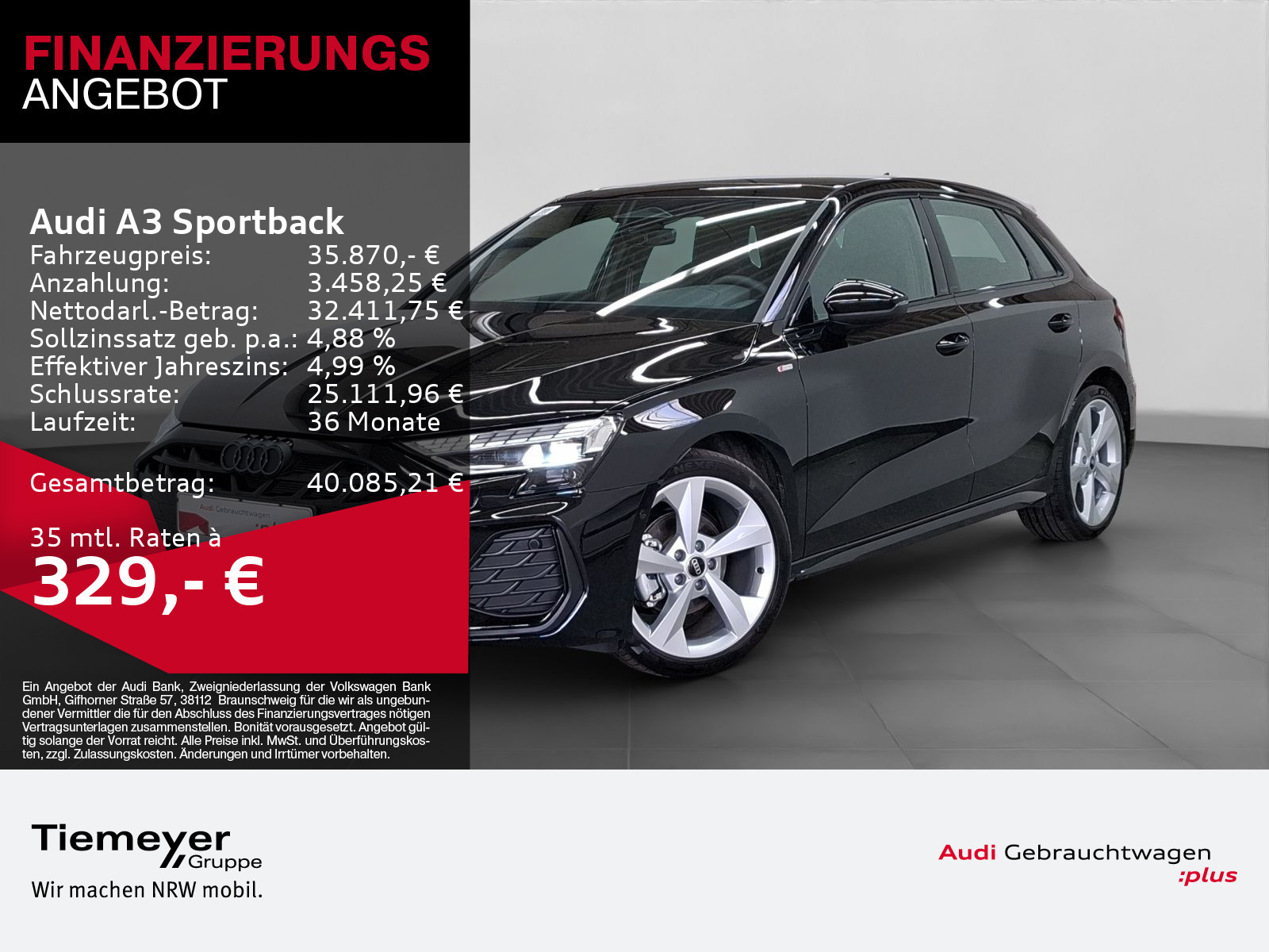 Audi A3 Sportback 35
