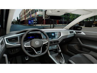 Fahrzeugbild eines Volkswagen Polo in weiß.