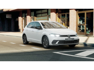 Fahrzeugbild eines Volkswagen Polo in weiß.