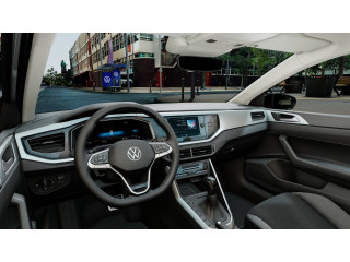 Fahrzeugbild eines Volkswagen Polo in weiß.