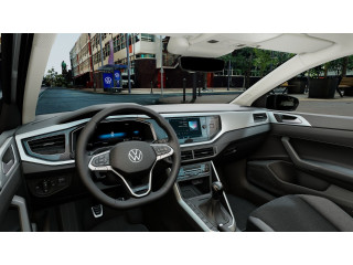 Fahrzeugbild eines Volkswagen Polo in weiß.