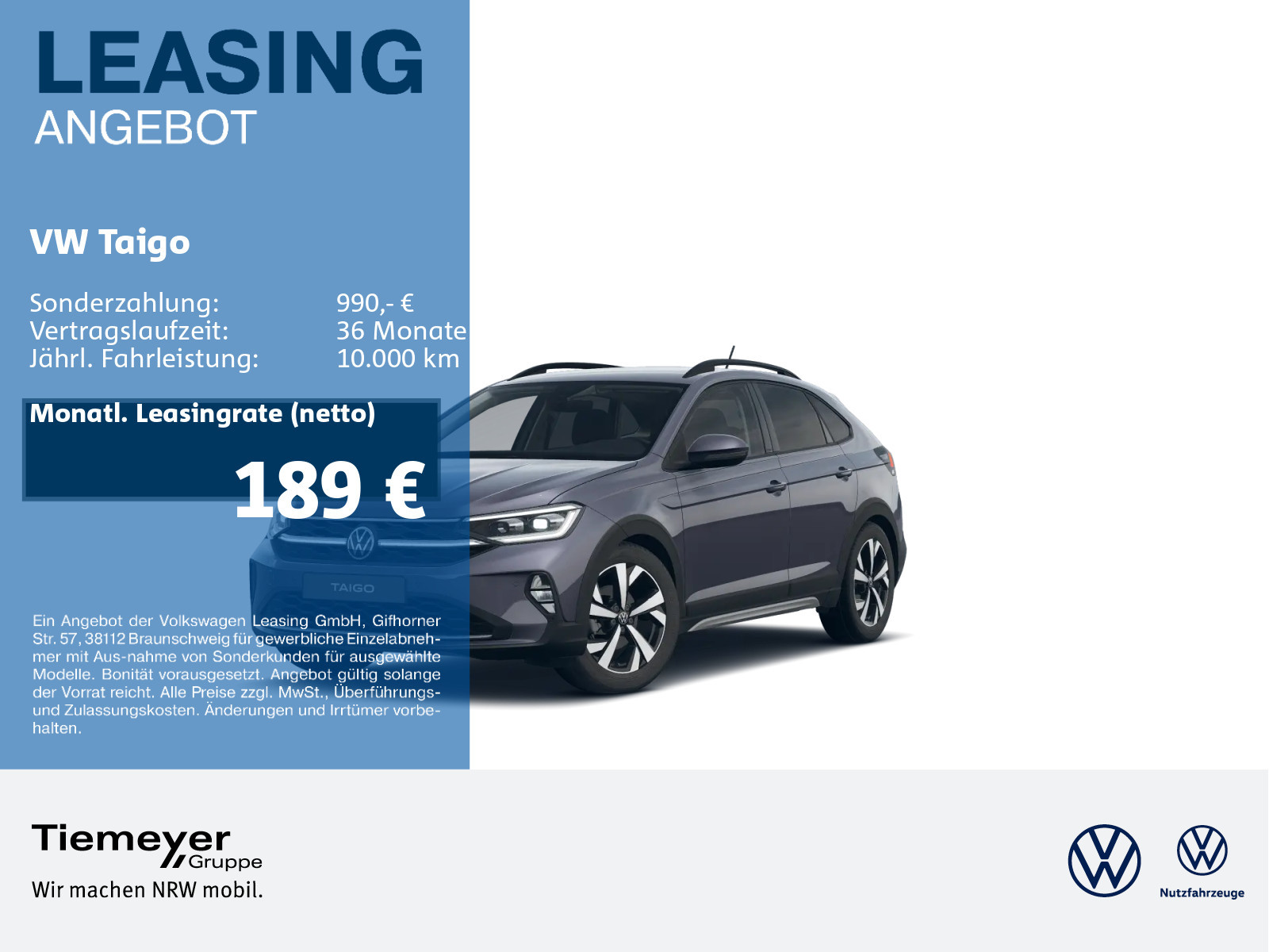 Volkswagen Taigo 1.0 TSI