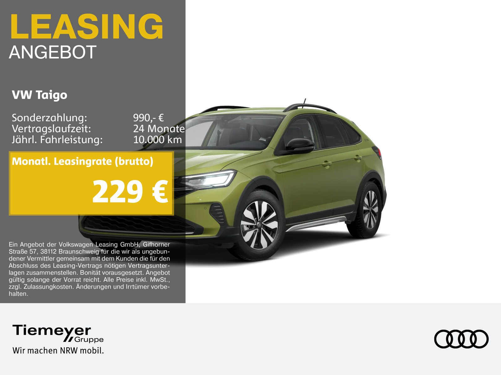 Volkswagen Taigo 1.0 TSI