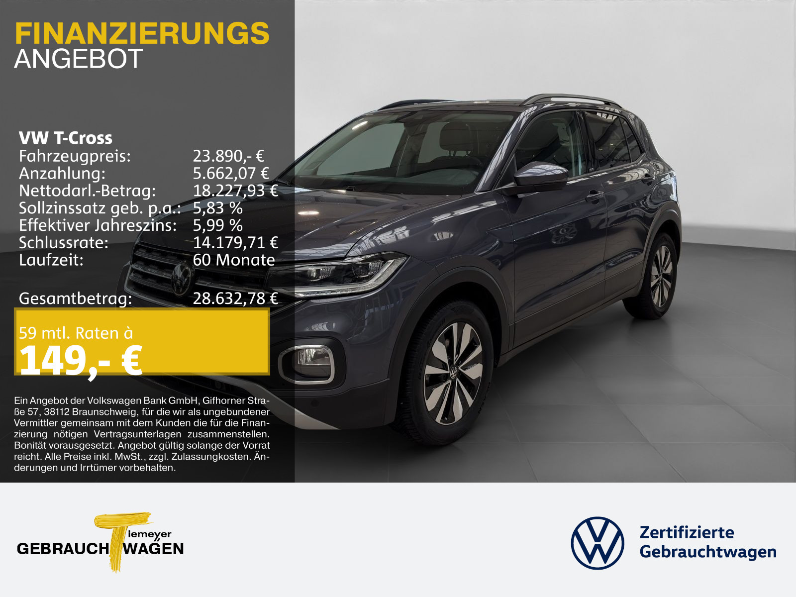 Volkswagen T-Cross 1.0 TSI