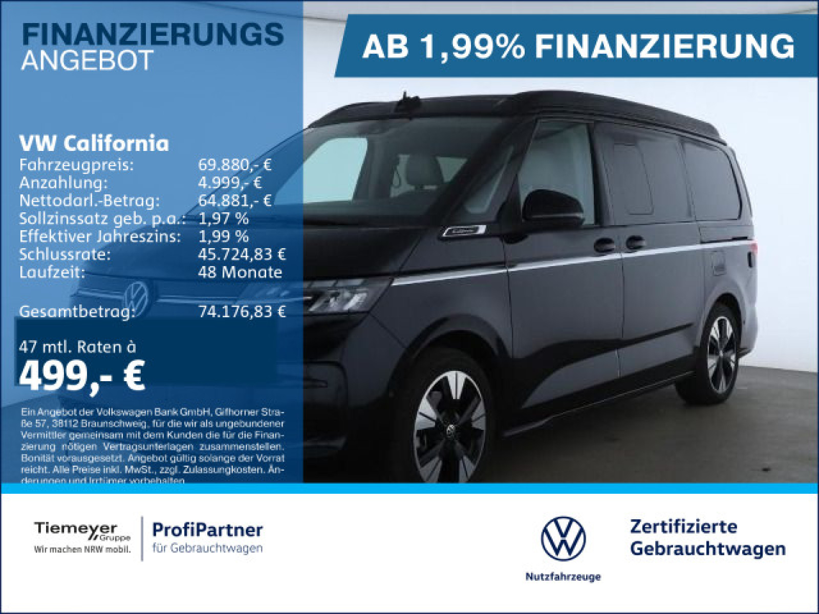 Volkswagen T7 California HYBRID