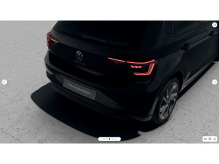 Fahrzeugbild eines Volkswagen Polo in schwarz.