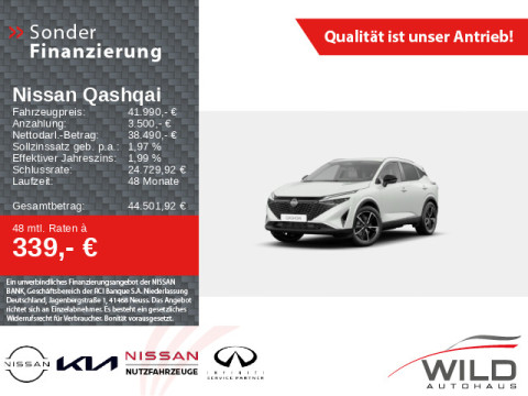 Ansicht 1 - Neuwagen Fahrzeug, Modell Qashqai der Marke Nissan von Verkäufer Autohaus Wild GmbH