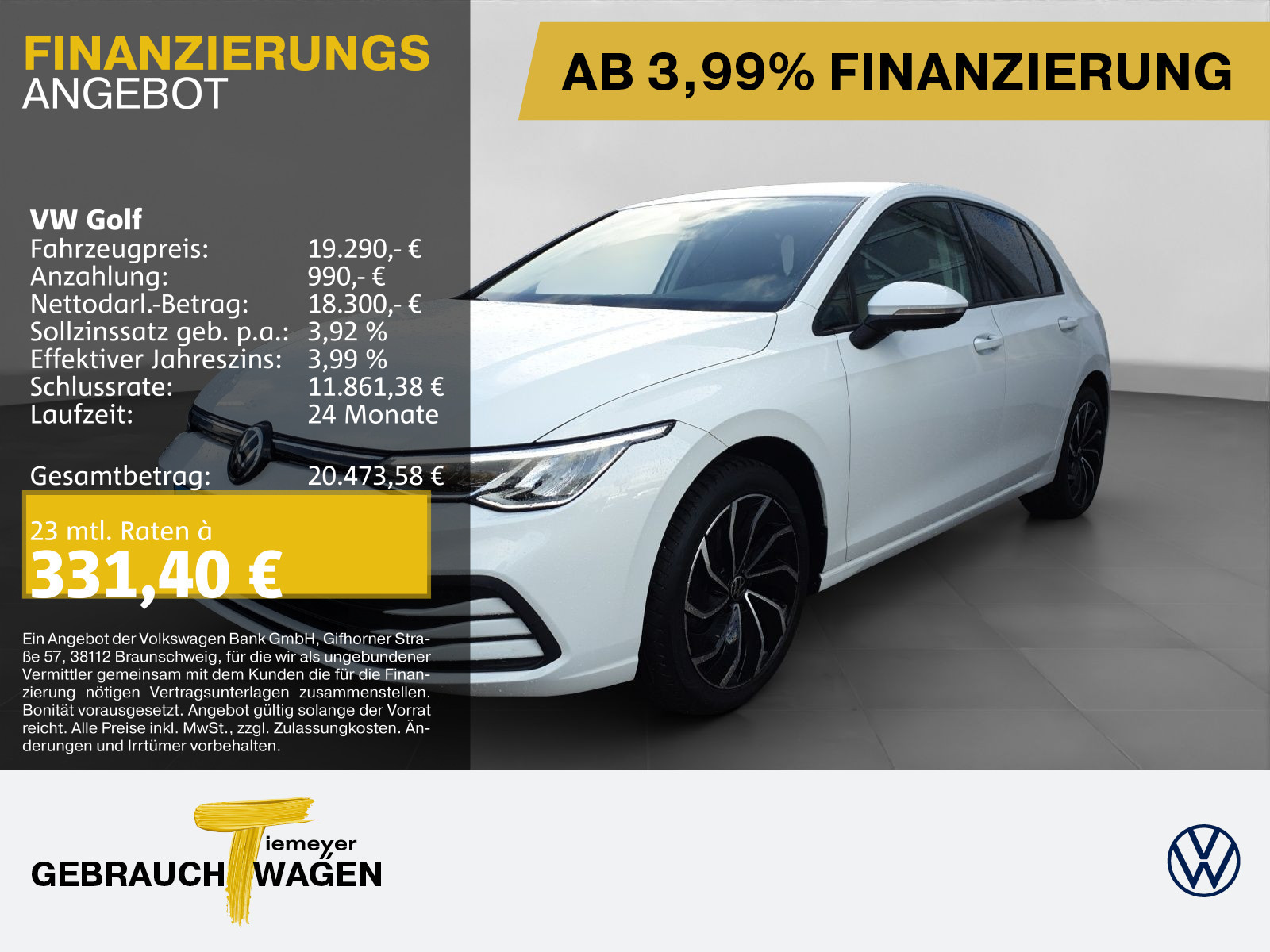 Volkswagen Golf 1.0 eTSI