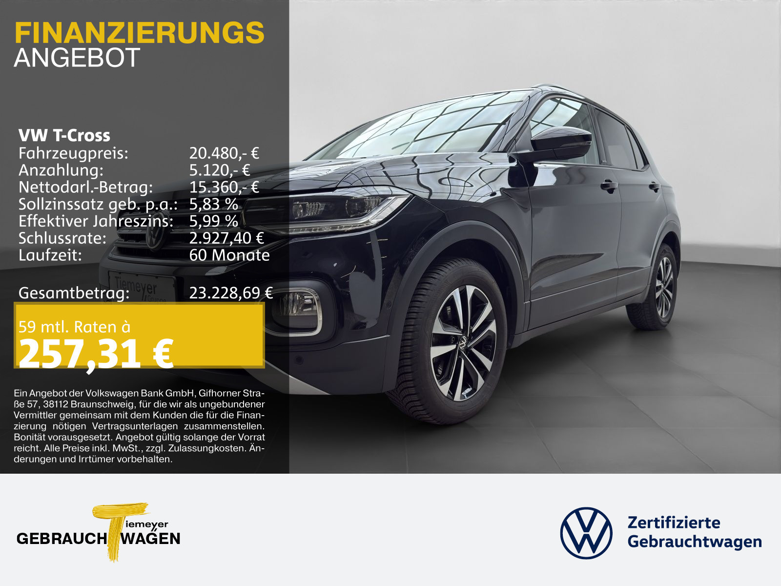 Volkswagen T-Cross 1.0 TSI