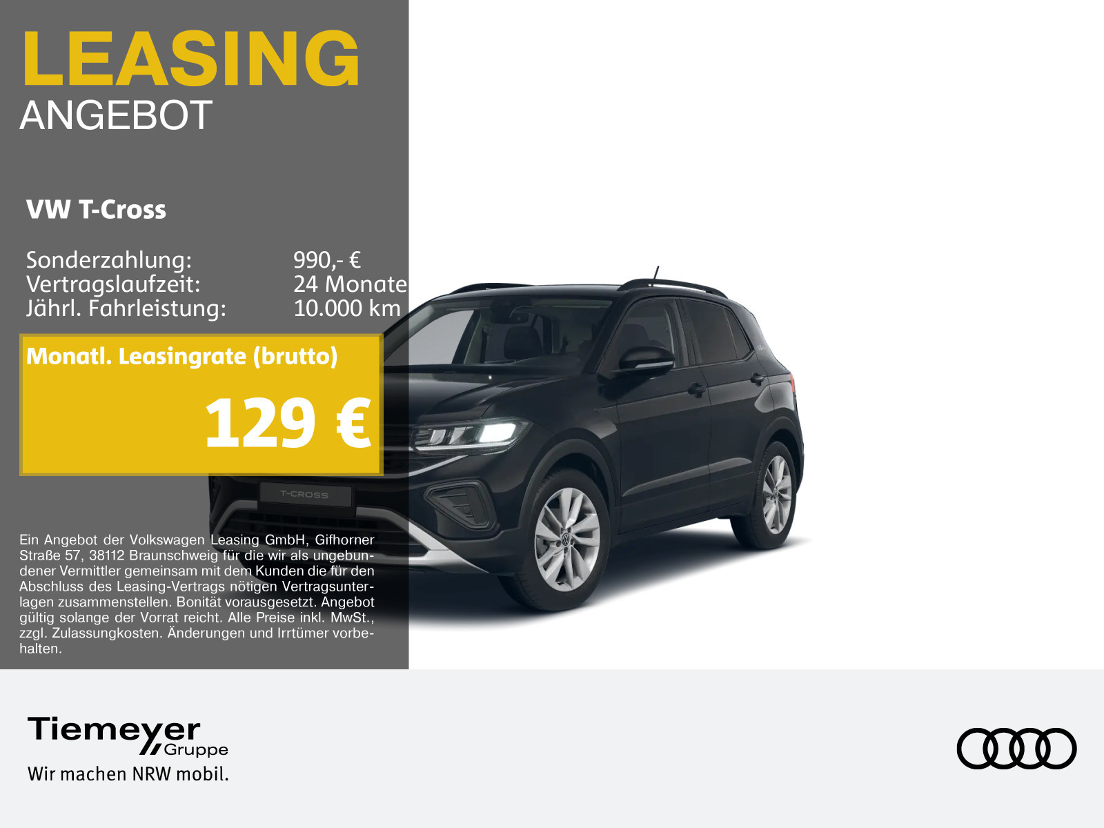 Volkswagen T-Cross 1.0 TSI