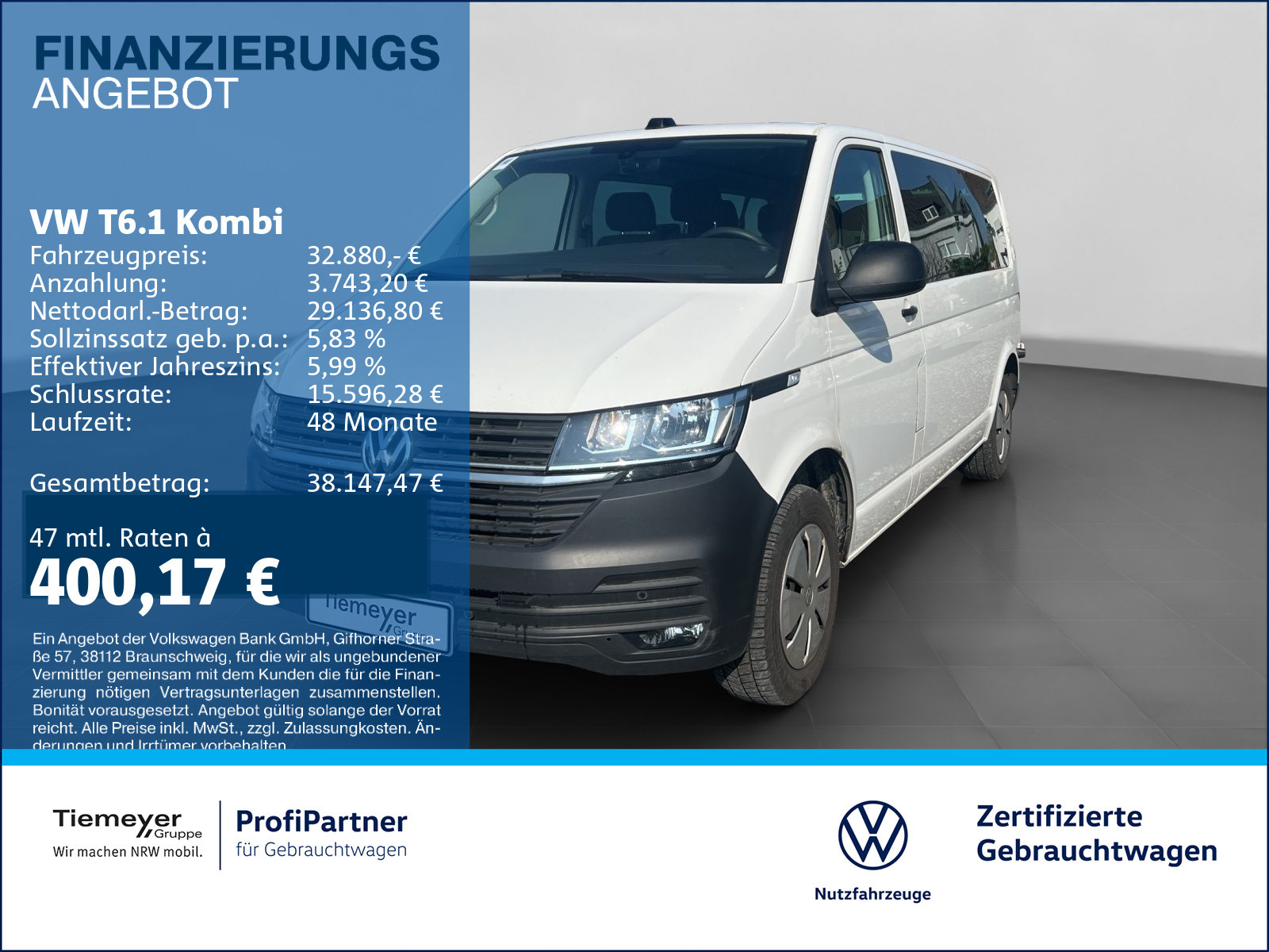Volkswagen T6.1 Kombi DSG