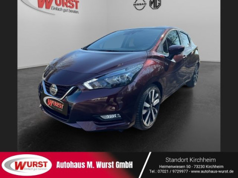 Automodell: Micra in der Farbe rot