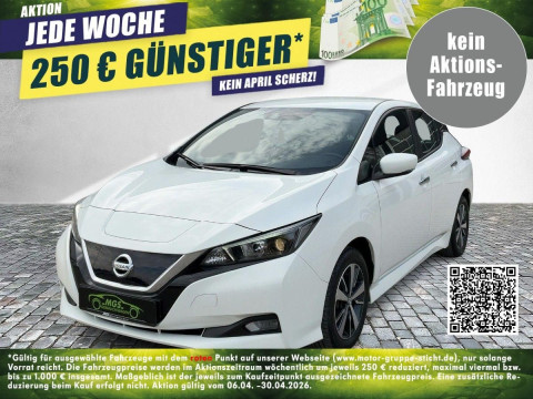 Automodell: Leaf in der Farbe weiß