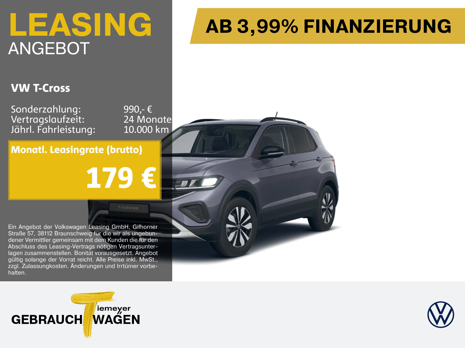 Volkswagen T-Cross 1.0 TSI