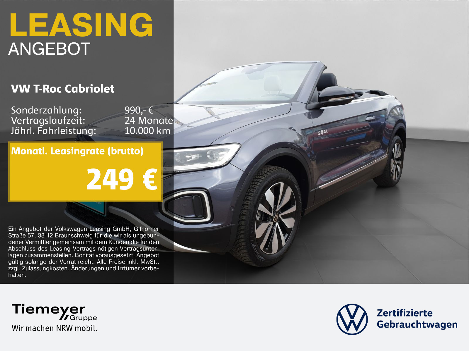 Volkswagen T-Roc Cabriolet 1.0