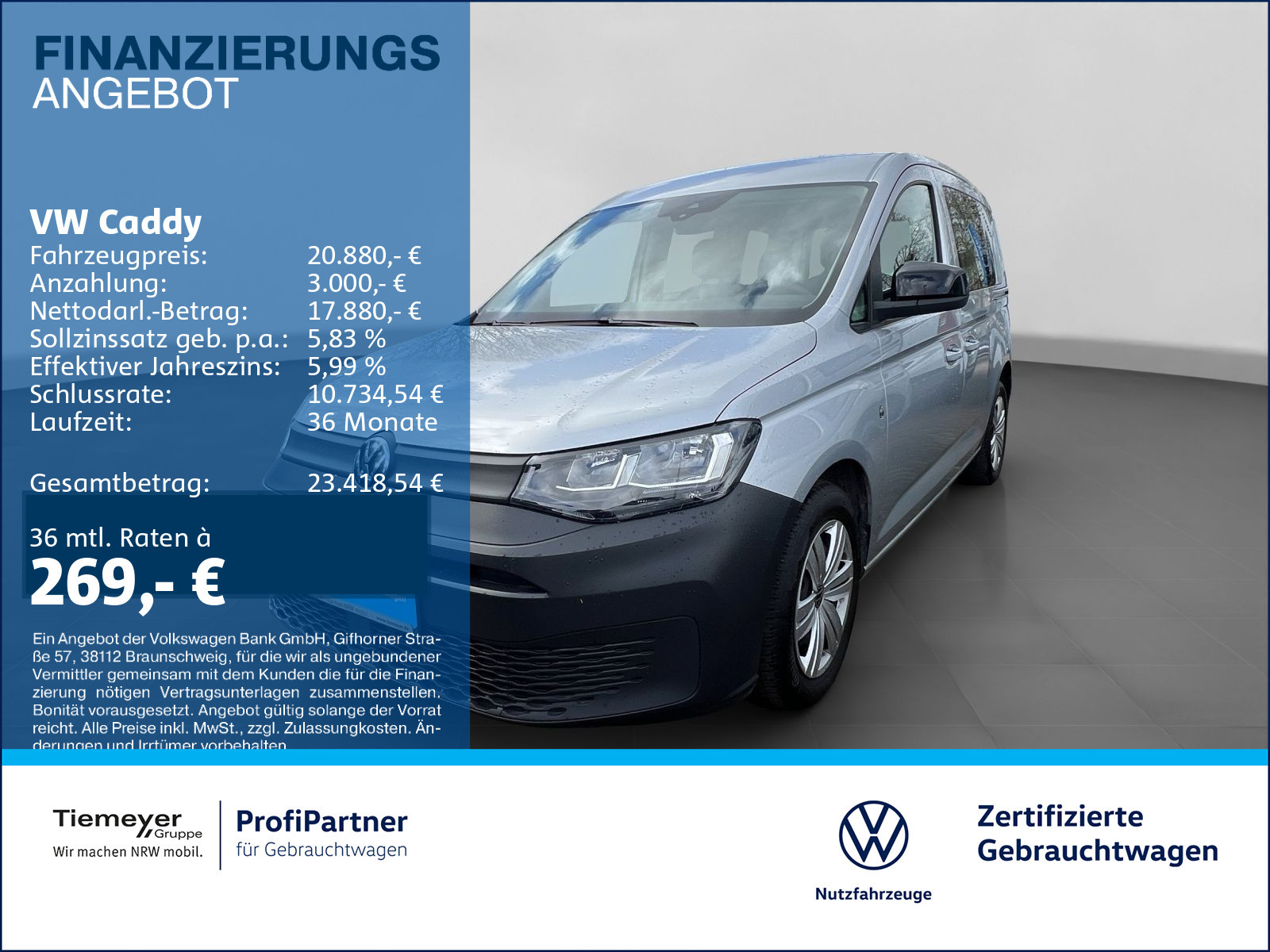 Volkswagen Caddy TDI NAVI