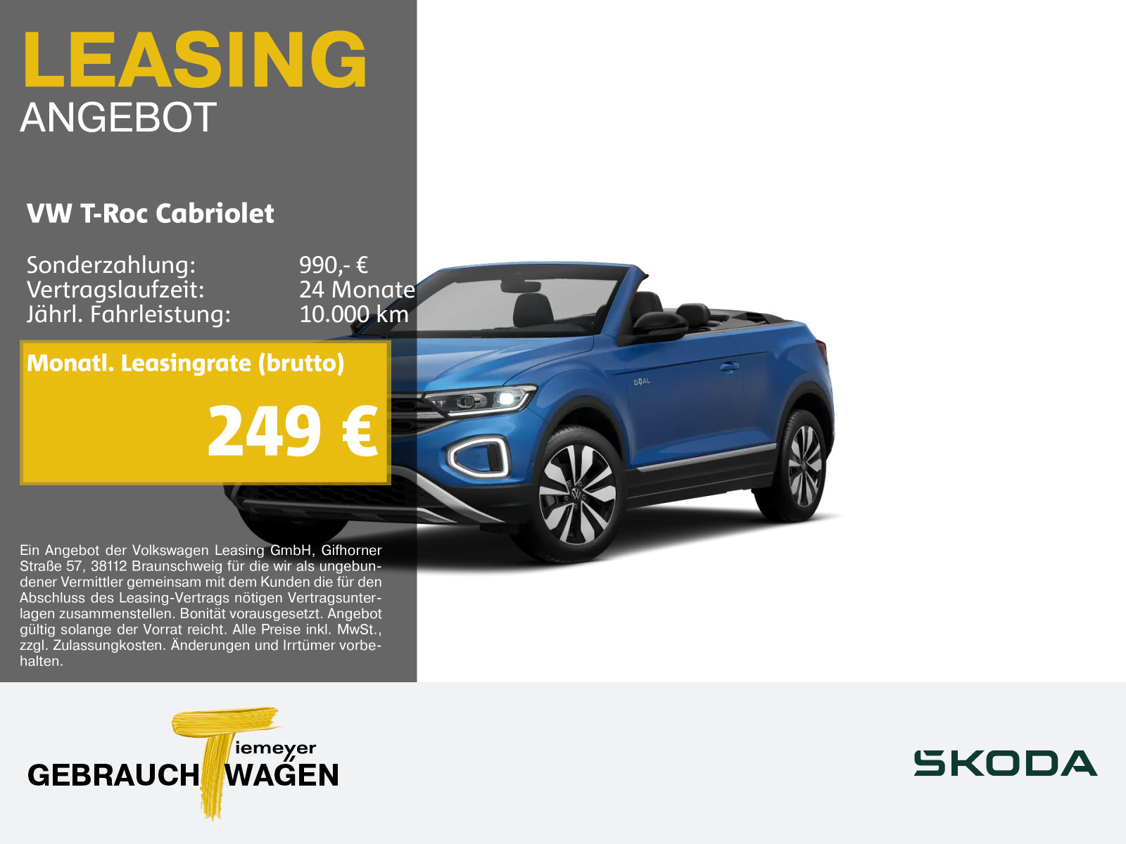 Volkswagen T-Roc Cabriolet 1.0