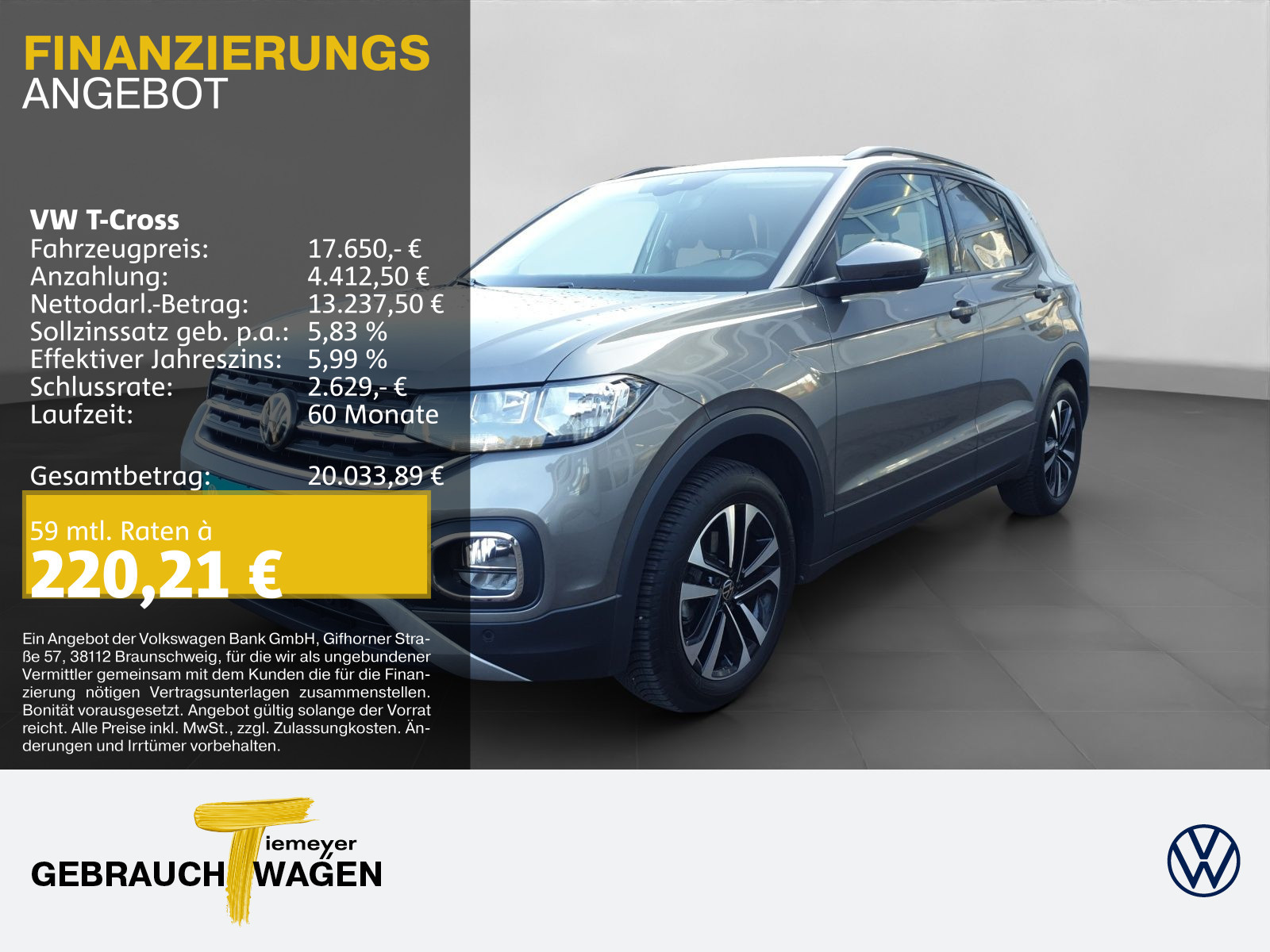 Volkswagen T-Cross 1.0 TSI
