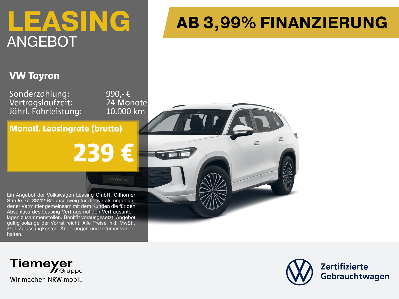 Volkswagen Tayron 1.5 eTSI