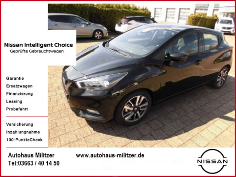 Automodell: Micra in der Farbe schwarz